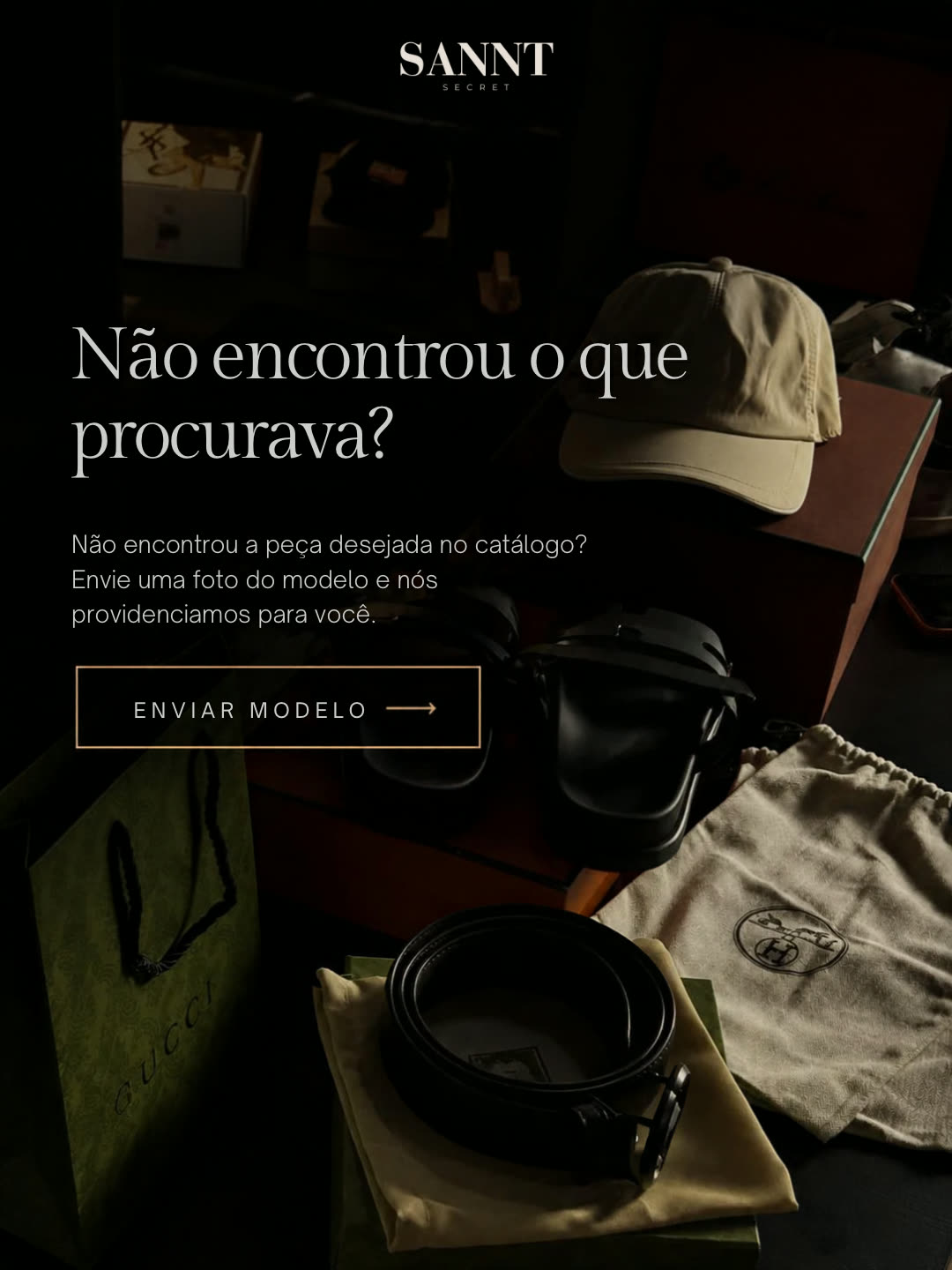 Não encontrou o que procurava? Envie uma foto do modelo e nós providenciamos para você.