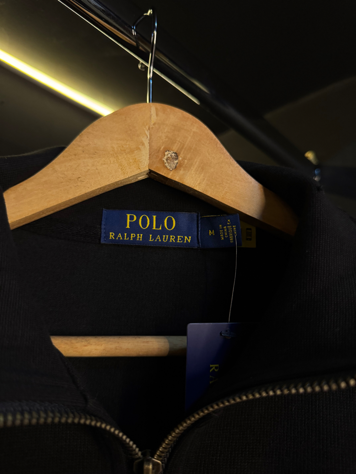 Quarter Zip Ralph Lauren Preto