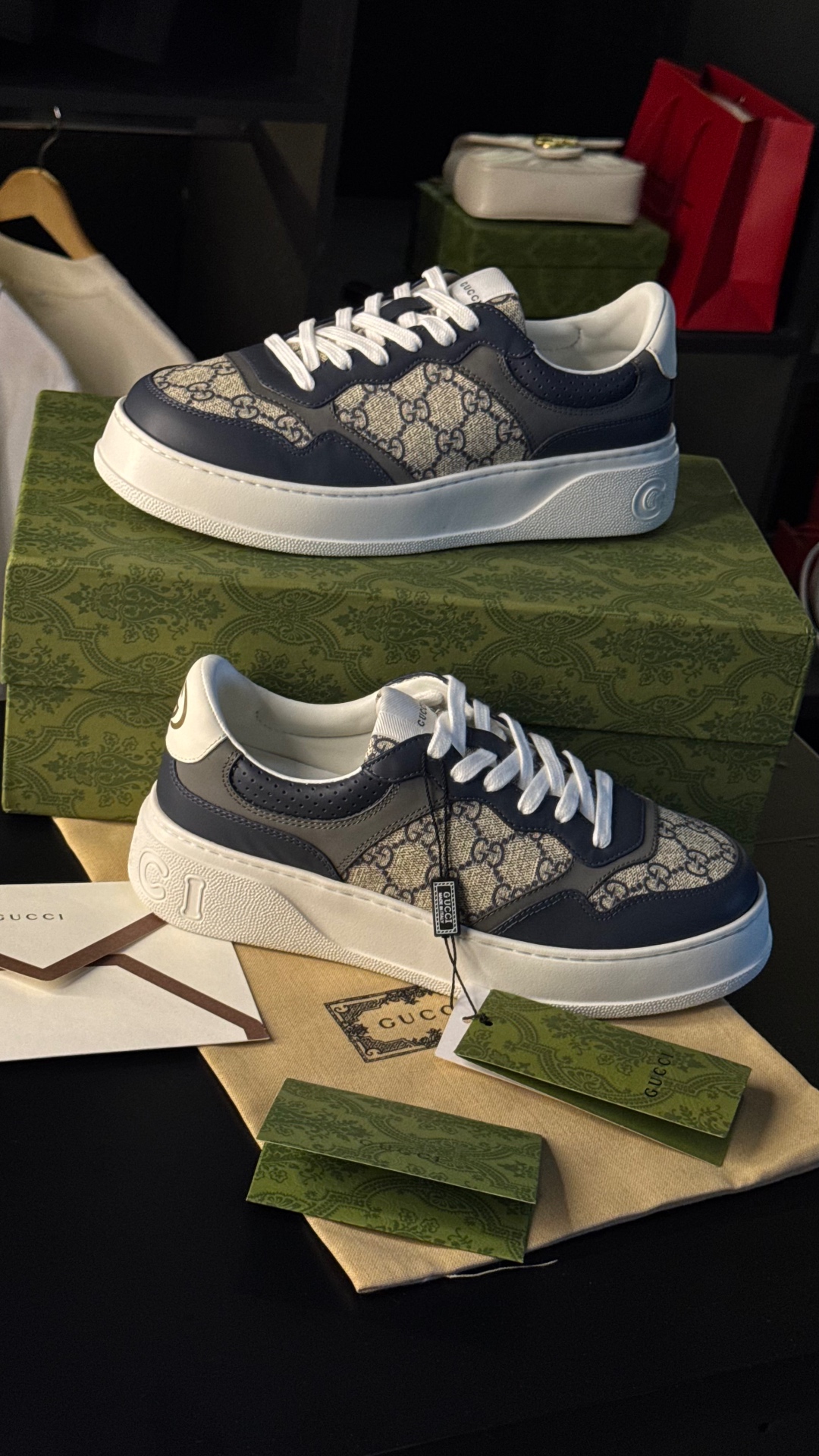 Tênis Gucci GG Supreme Azul