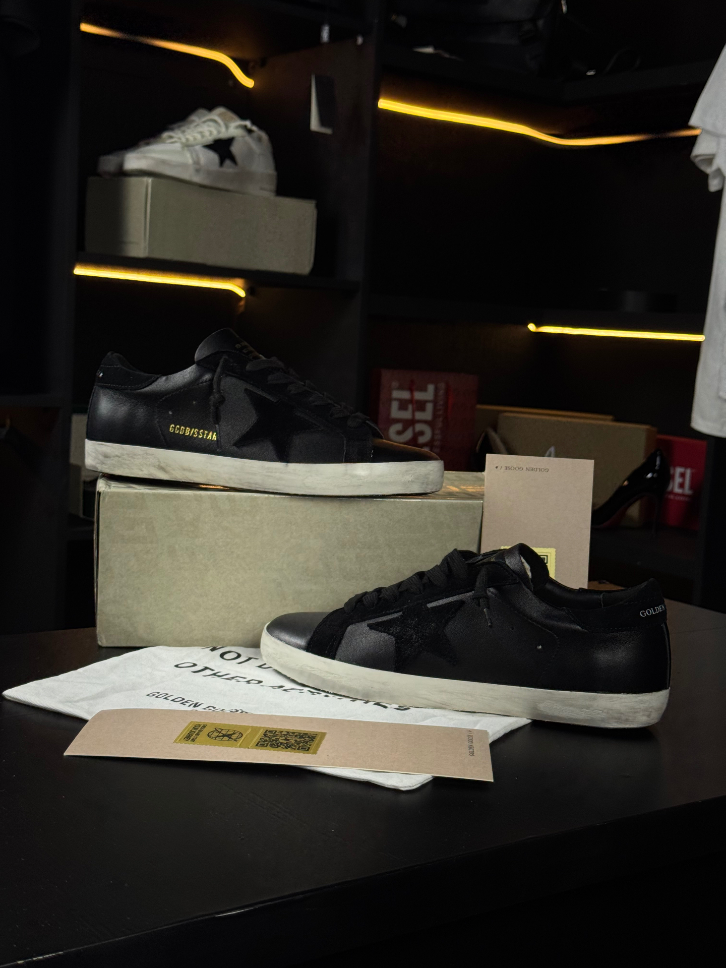 Tênis Golden Goose Superstar Preto